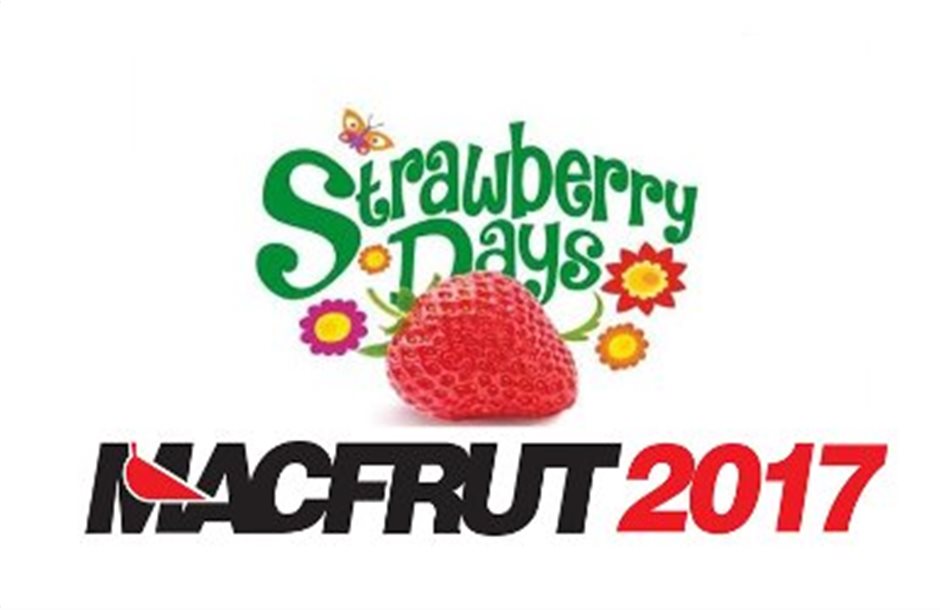 Ημέρες φράουλας στη διεθνή έκθεση Macfrut 2017